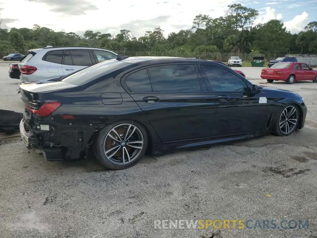 3 Фотография поврежденного автомобиля WBA7U2C01NCK83702 BMW 7 SERIES 2022