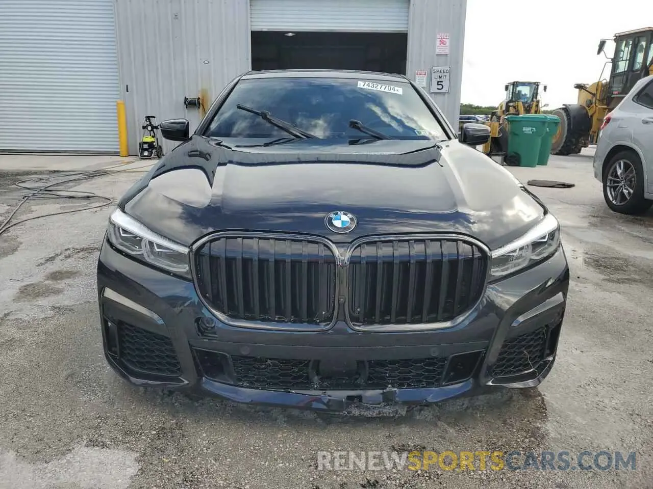 5 Фотография поврежденного автомобиля WBA7U2C01NCK83702 BMW 7 SERIES 2022