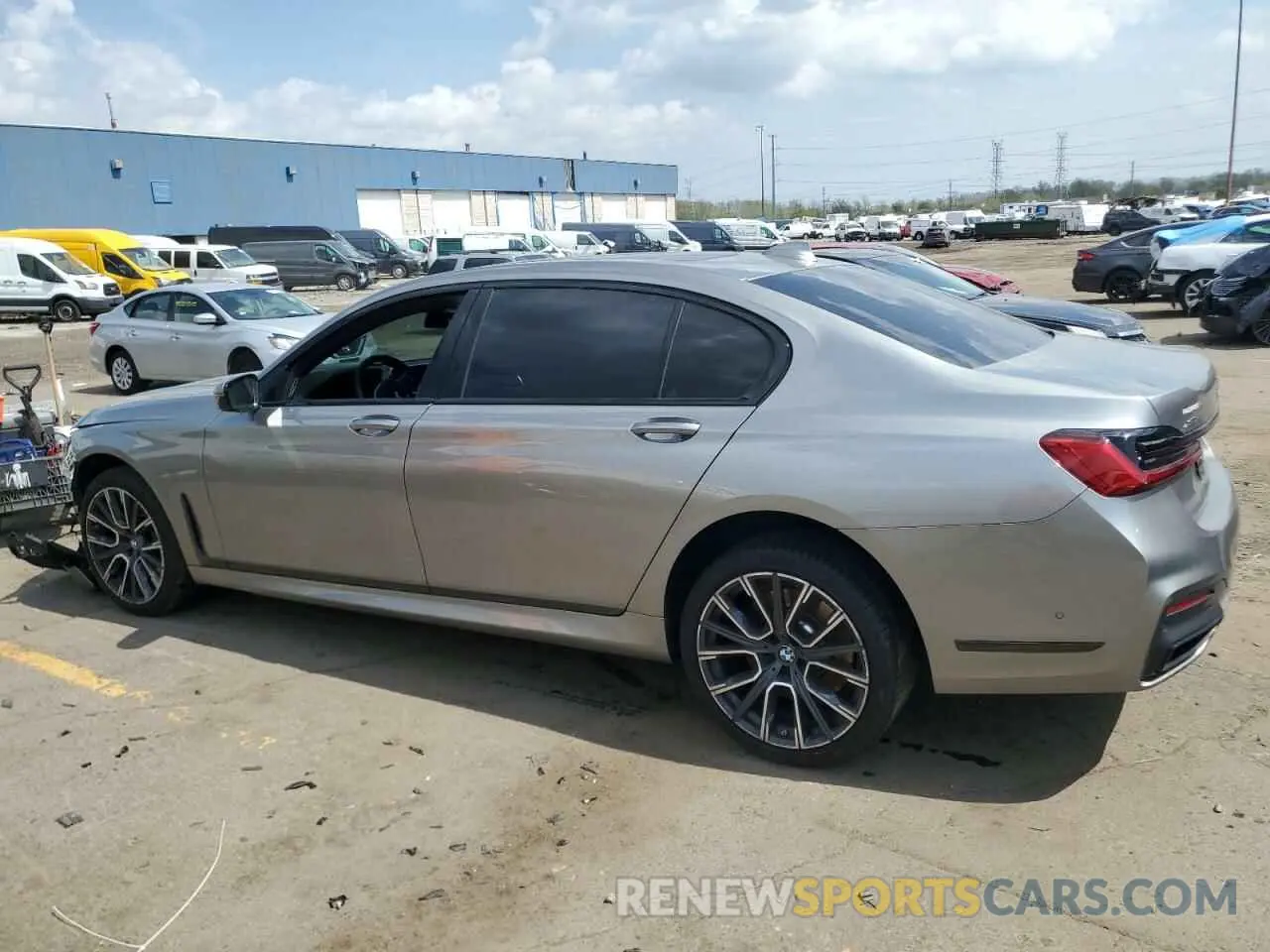 2 Photograph of a damaged car WBA7U2C09NCJ69088 BMW 7 SERIES 2022