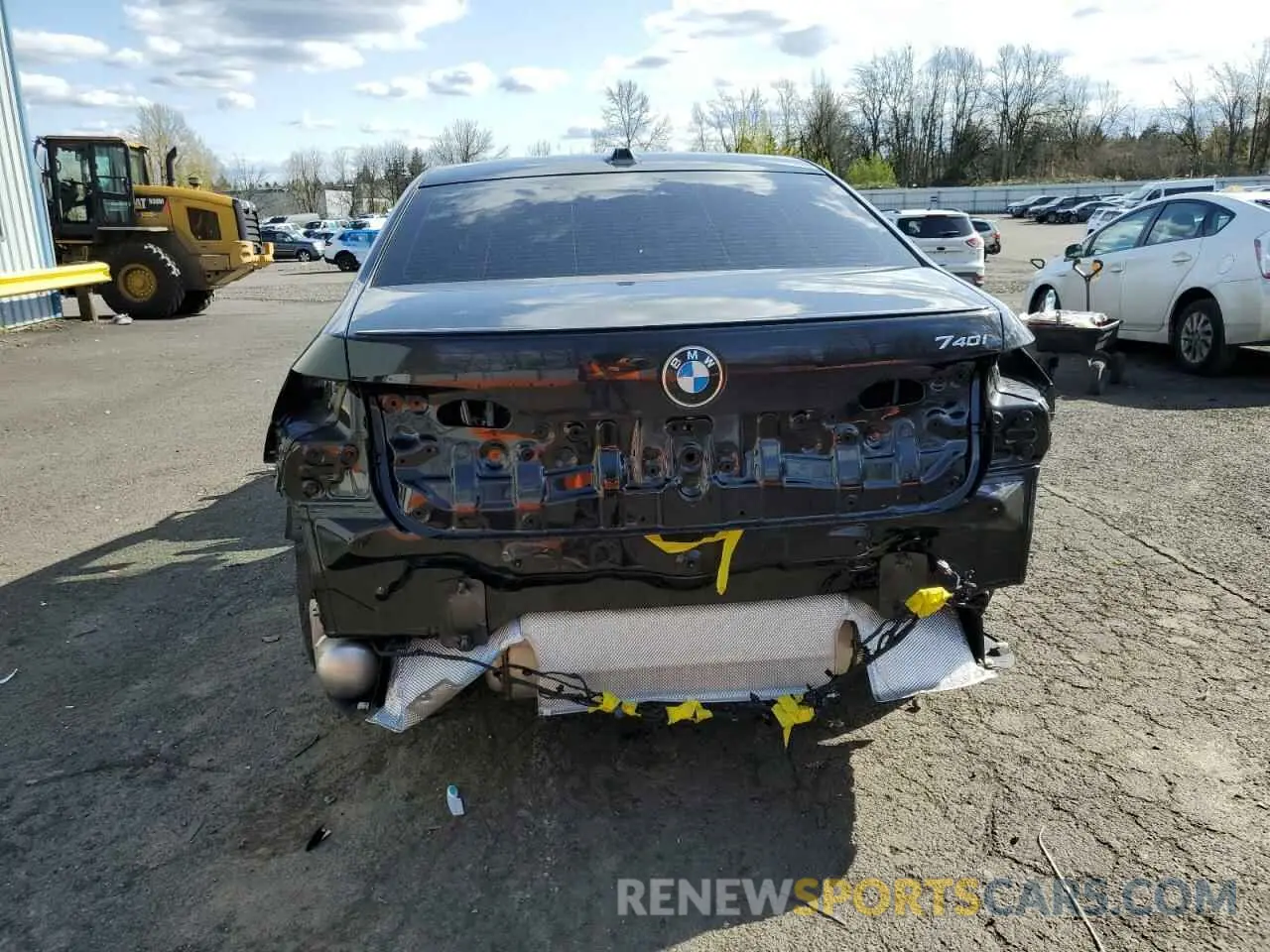 6 Фотография поврежденного автомобиля WBA23EH09RCR07226 BMW 7 SERIES 2024