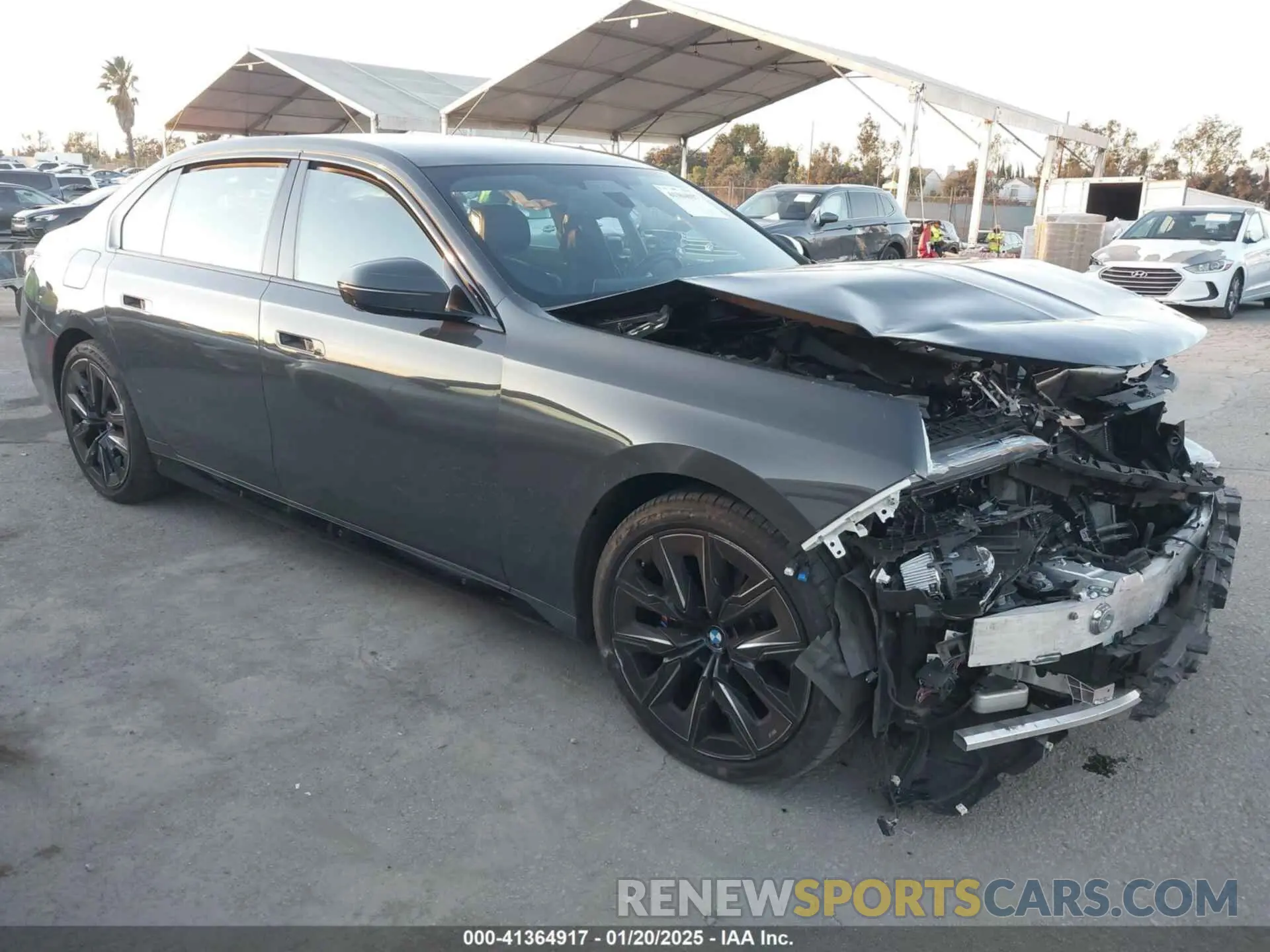 1 Photograph of a damaged car WBA23EH03RCP32228 BMW 740 2024