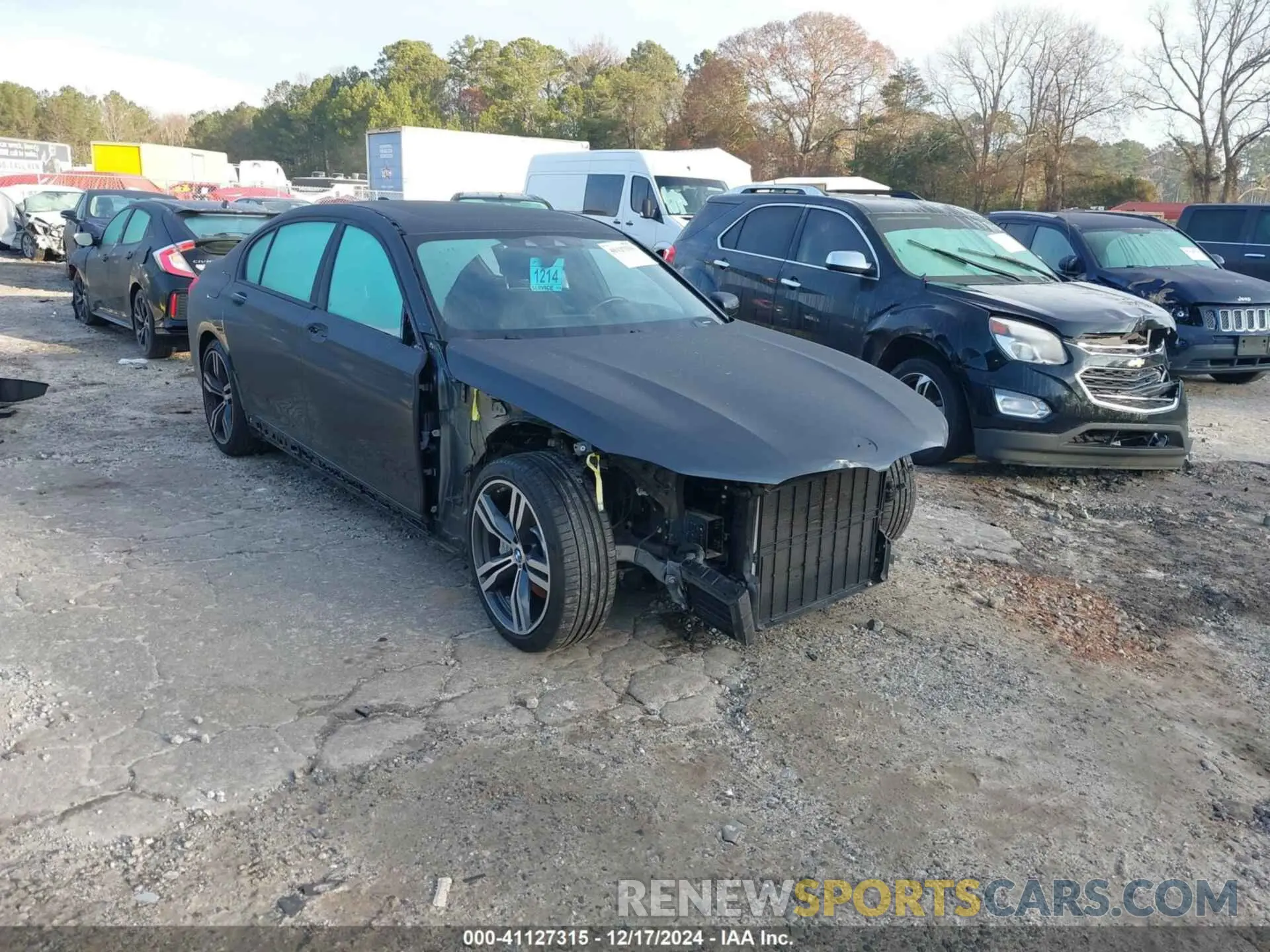 1 Фотография поврежденного автомобиля WBA7E2C55KB218362 BMW 740I 2019