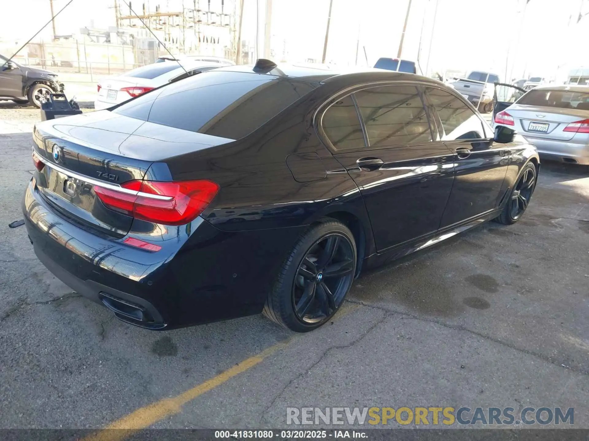 4 Photograph of a damaged car WBA7E2C58KB218419 BMW 740I 2019