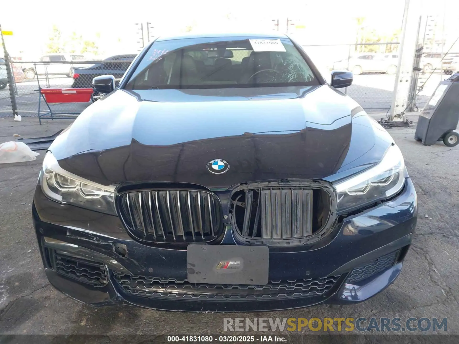 6 Photograph of a damaged car WBA7E2C58KB218419 BMW 740I 2019