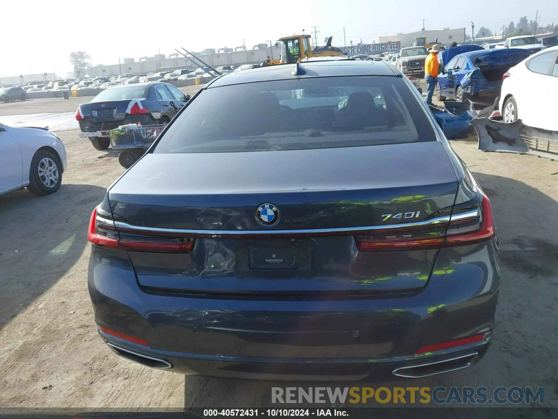 16 Фотография поврежденного автомобиля WBA7T2C0XLGL18018 BMW 740I 2020