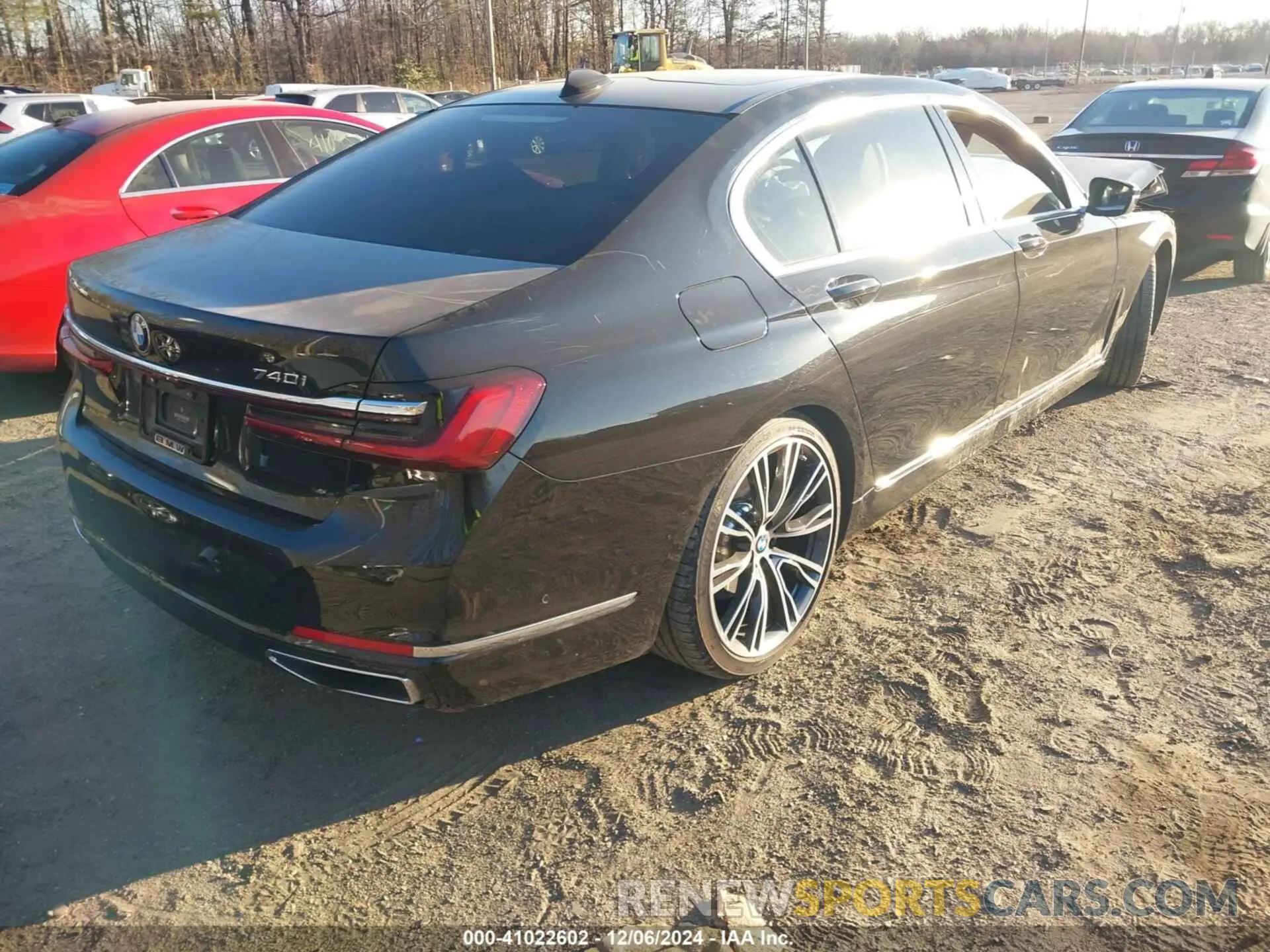 4 Фотография поврежденного автомобиля WBA7T2C03MCF93306 BMW 740I 2021
