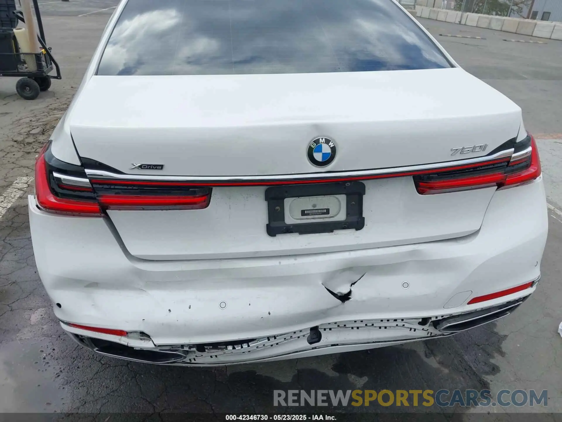 6 Фотография поврежденного автомобиля WBA7U2C09LGM27471 BMW 750I 2020