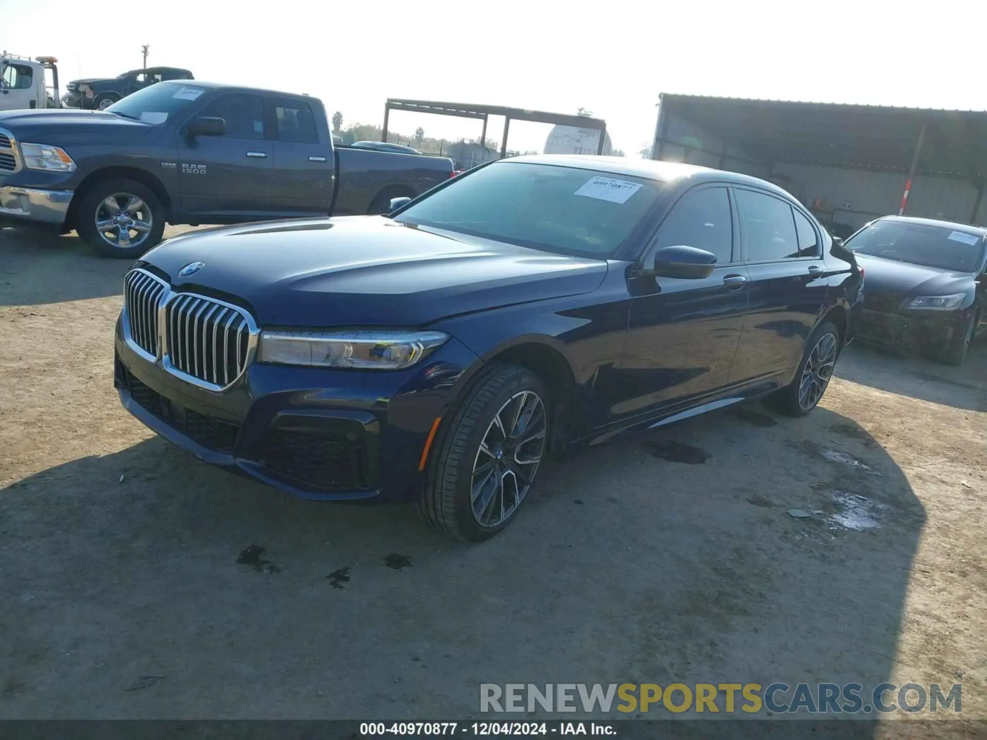 2 Фотография поврежденного автомобиля WBA7U2C09LGM27888 BMW 750I 2020