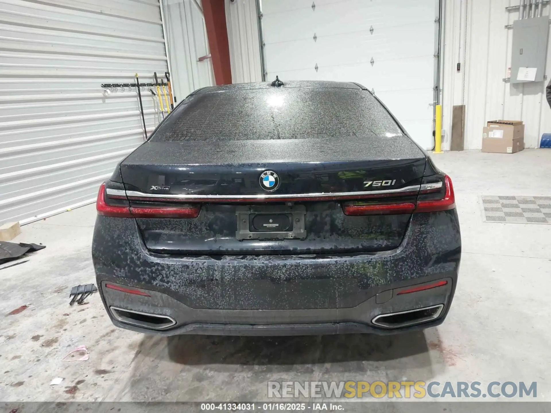 16 Фотография поврежденного автомобиля WBA7U2C0XLGJ59658 BMW 750I 2020