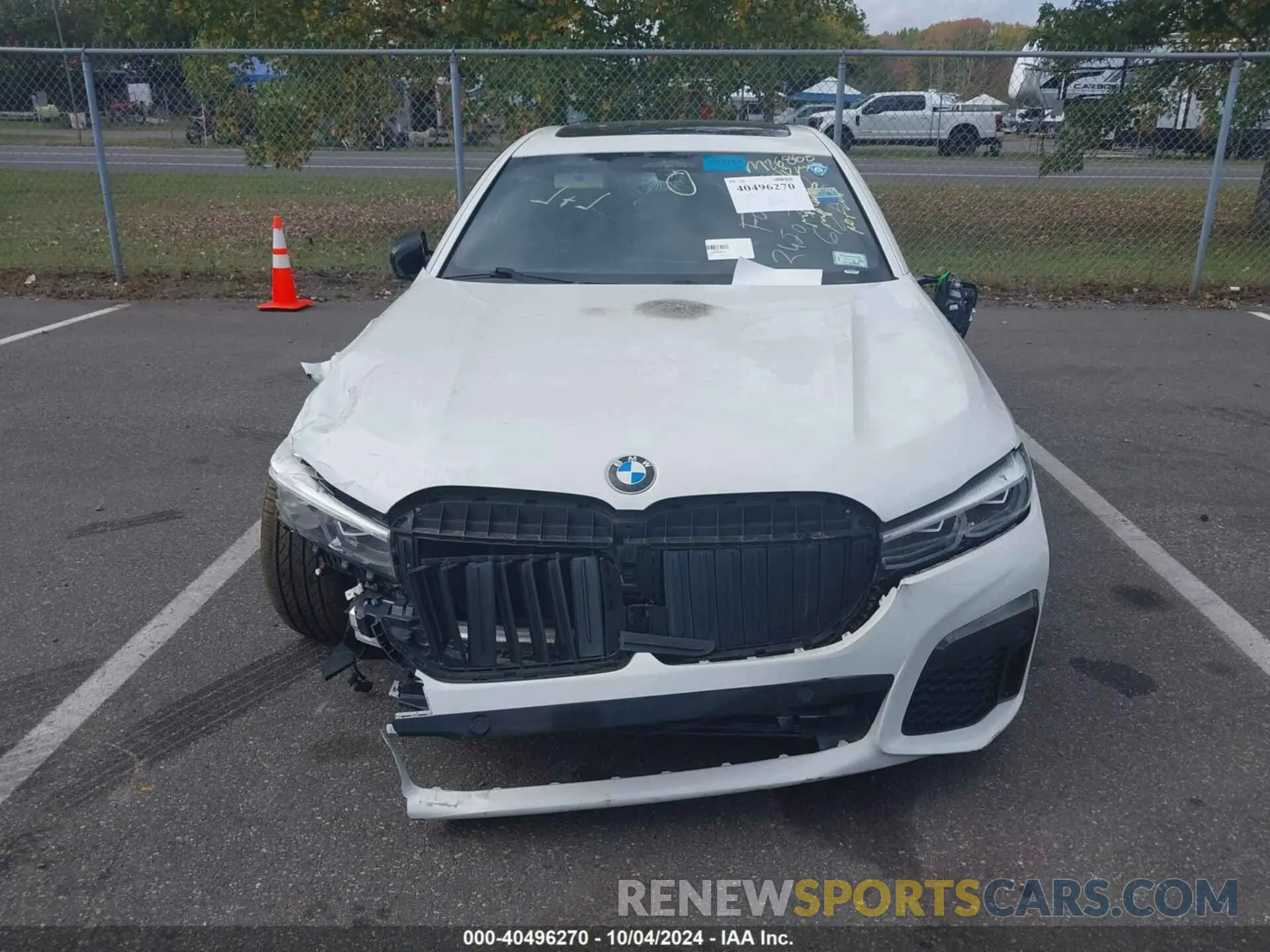 12 Фотография поврежденного автомобиля WBA7U2C0XLGM26880 BMW 750I 2020
