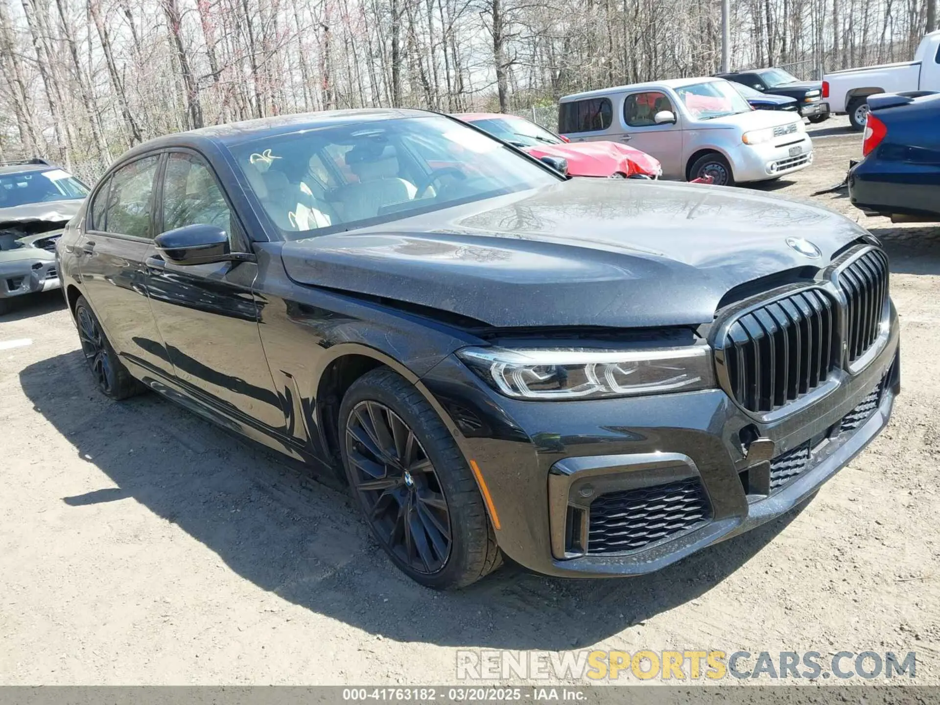 1 Фотография поврежденного автомобиля WBA7U2C05MCF72521 BMW 750I 2021
