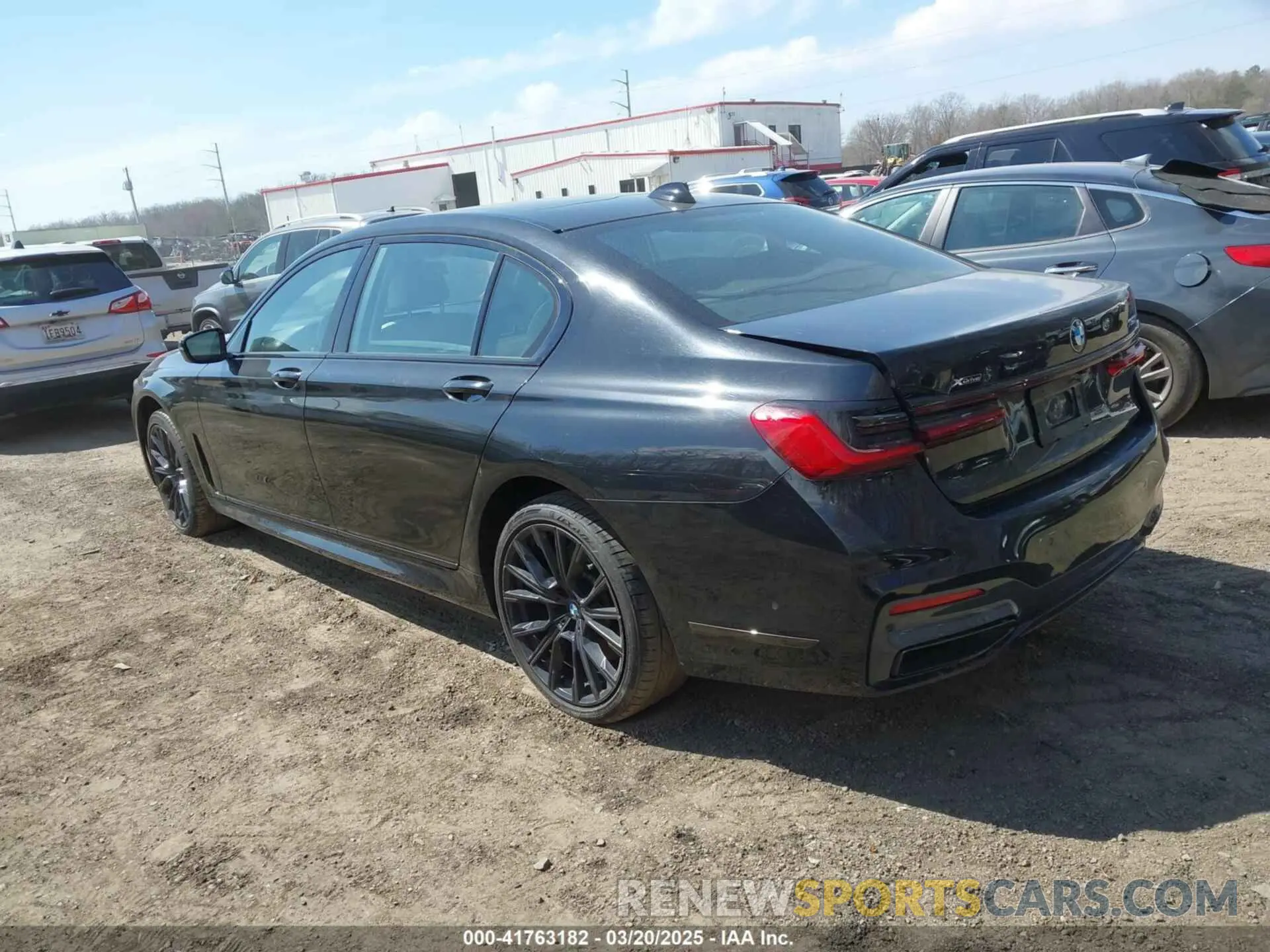 3 Фотография поврежденного автомобиля WBA7U2C05MCF72521 BMW 750I 2021