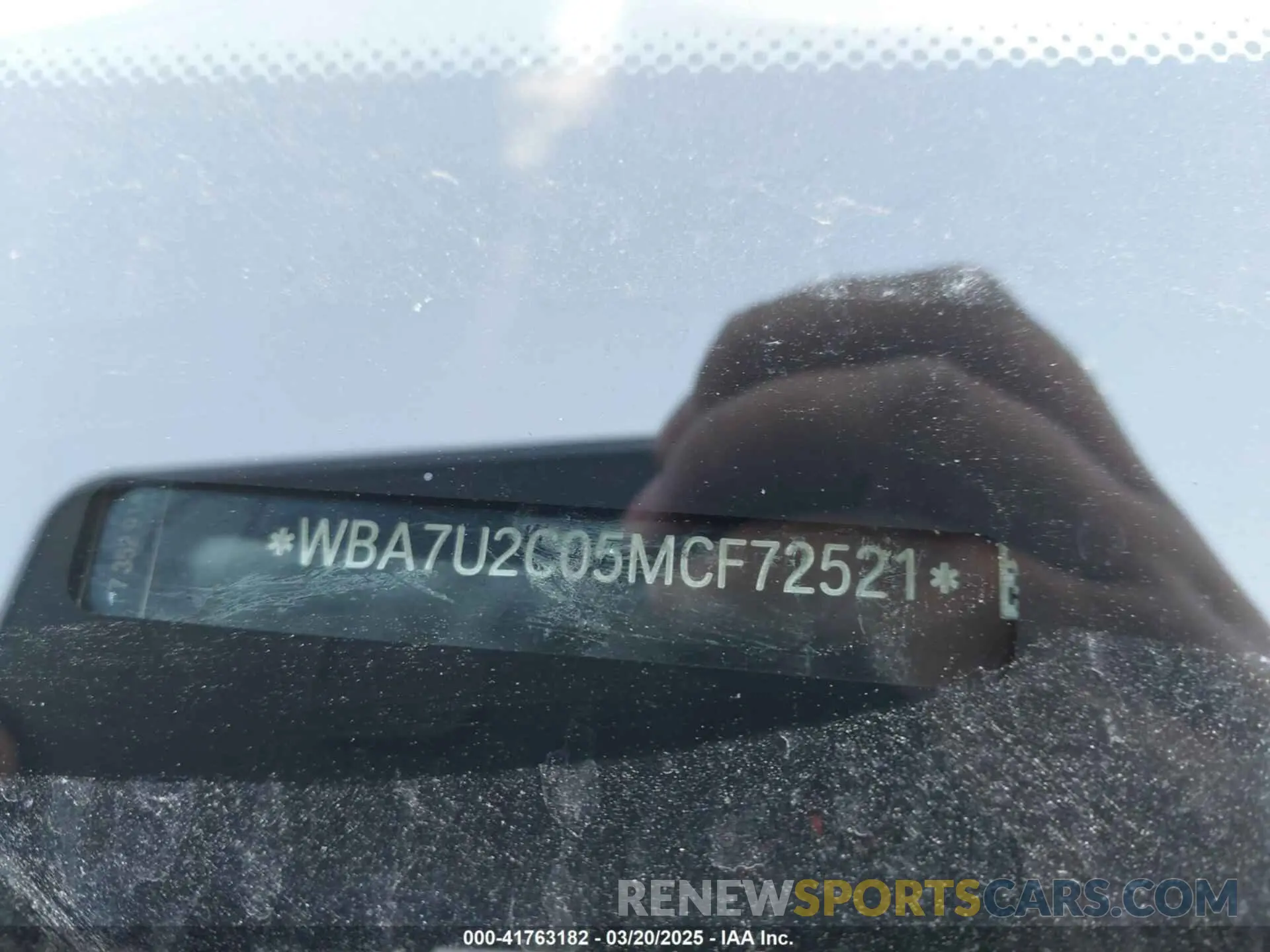 9 Фотография поврежденного автомобиля WBA7U2C05MCF72521 BMW 750I 2021