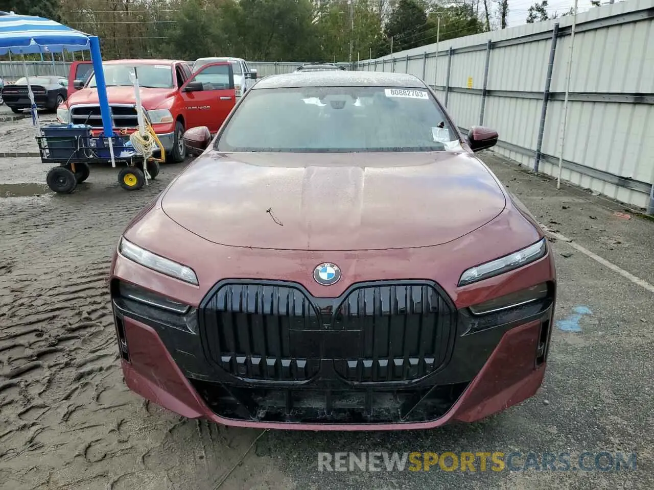 5 Фотография поврежденного автомобиля WBA33EJ04PCM08359 BMW 760 XI 2023