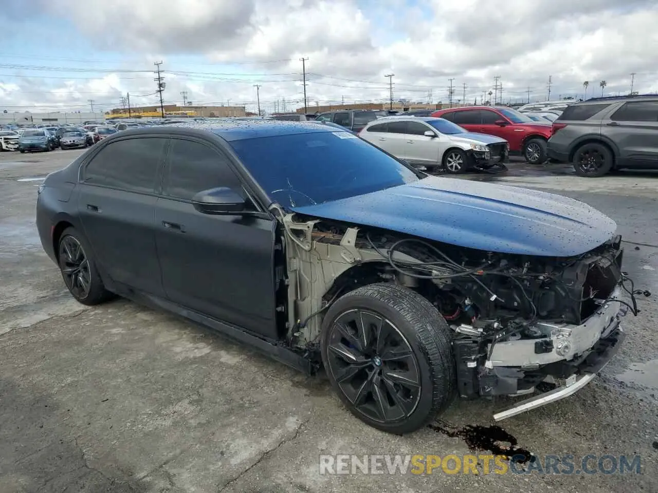 4 Фотография поврежденного автомобиля WBA33EJ01RCR24066 BMW 760 XI 2024