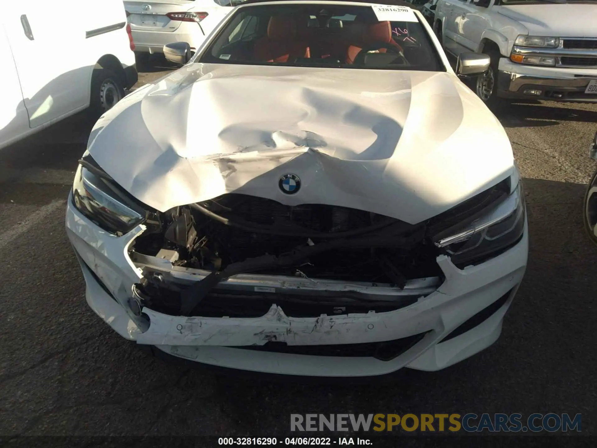 6 Фотография поврежденного автомобиля WBAFY4C53KBX39255 BMW 8 SERIES 2019