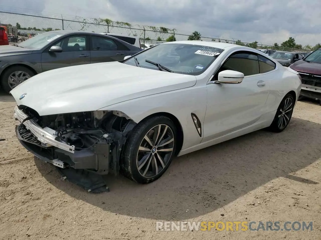 1 Photograph of a damaged car WBAAE2C0XLCE05217 BMW 8 SERIES 2020