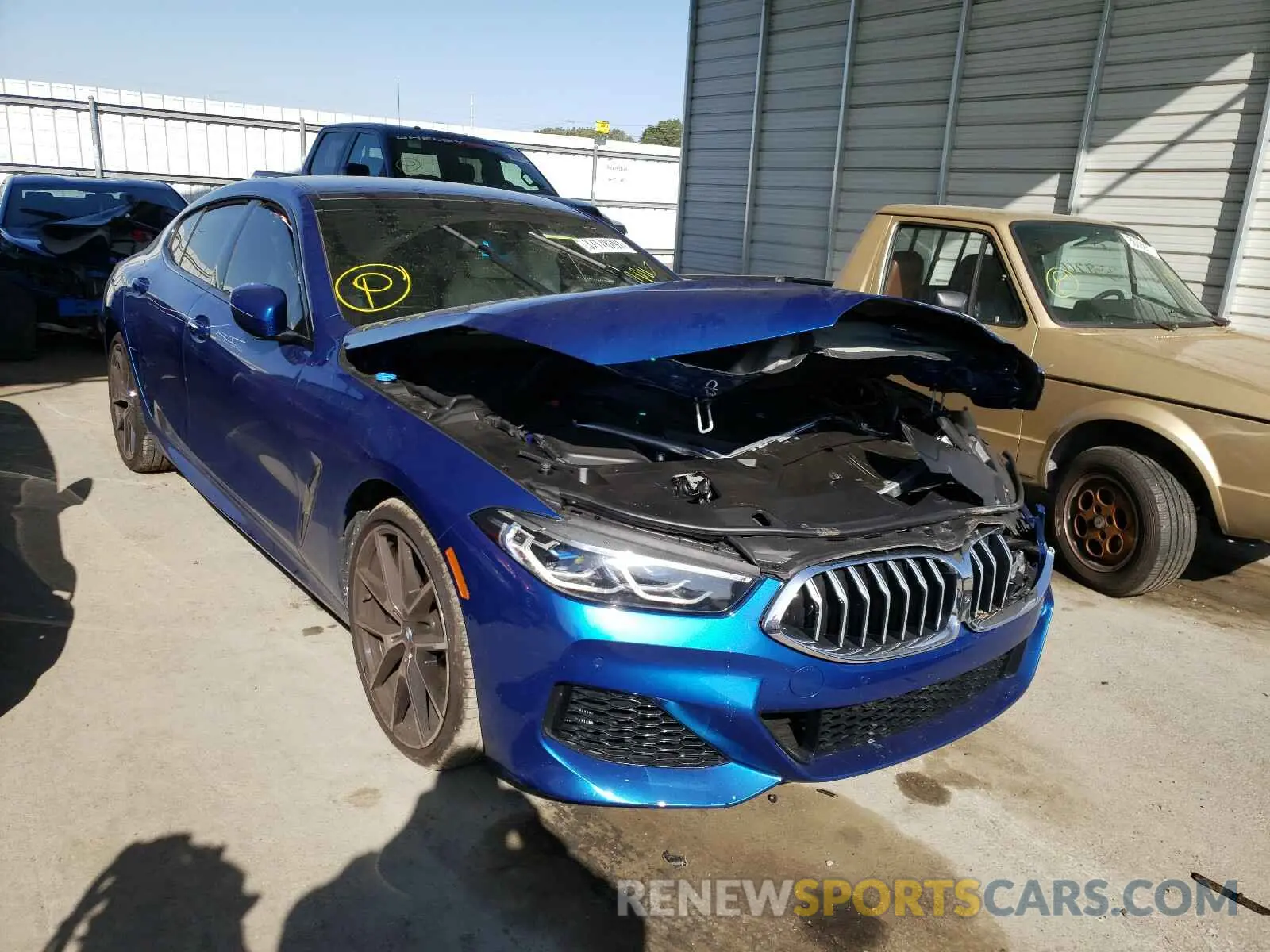 1 Фотография поврежденного автомобиля WBAGV2C09LCD57591 BMW 8 SERIES 2020