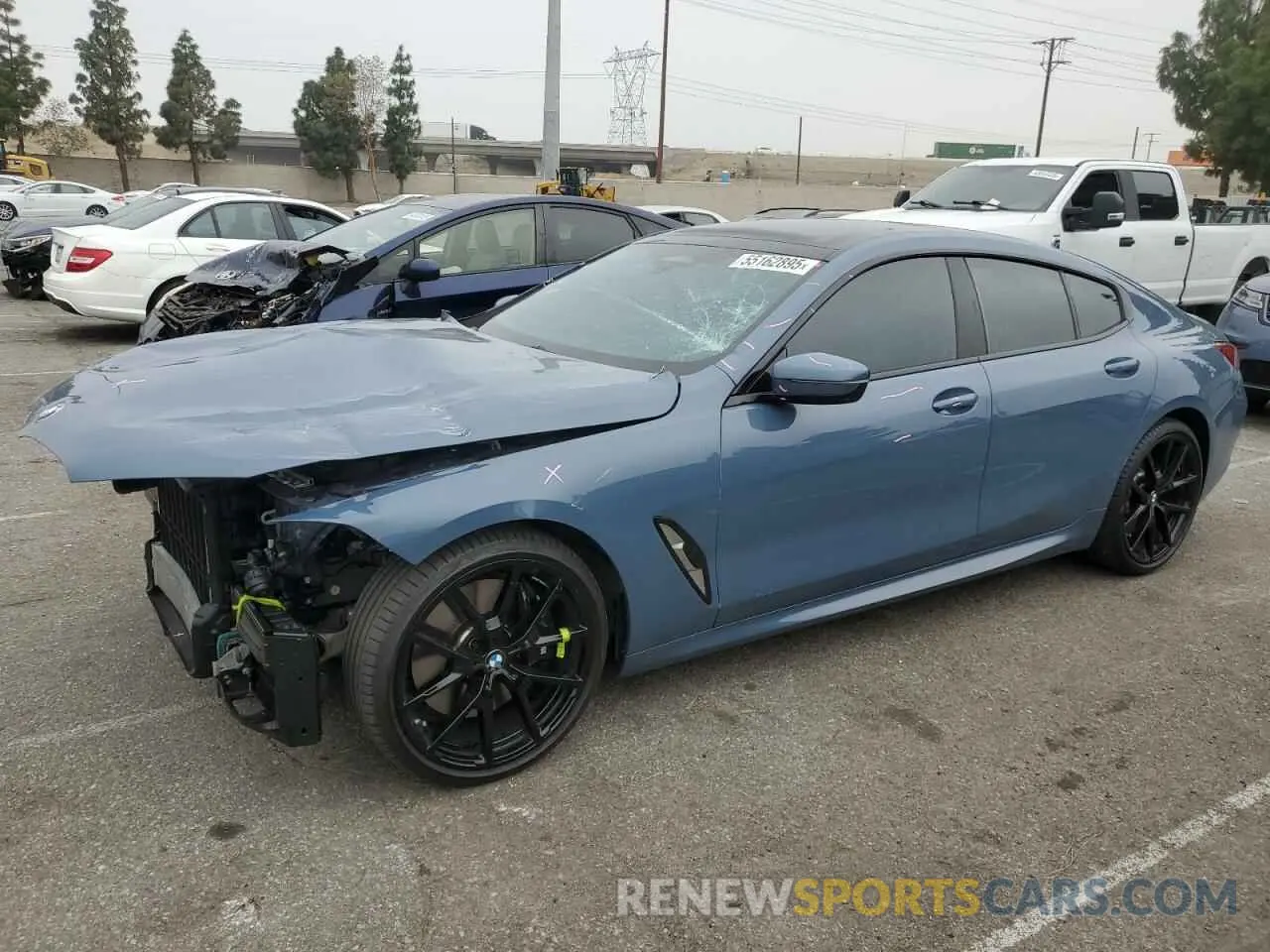 1 Фотография поврежденного автомобиля WBAGV2C09NCH74342 BMW 8 SERIES 2022