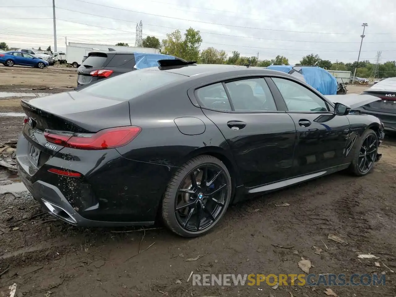 3 Photograph of a damaged car WBAGV4C09NCK23692 BMW 8 SERIES 2022