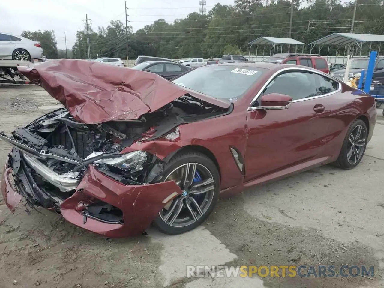 1 Photograph of a damaged car WBAAE4C01PCL37744 BMW 8 SERIES 2023