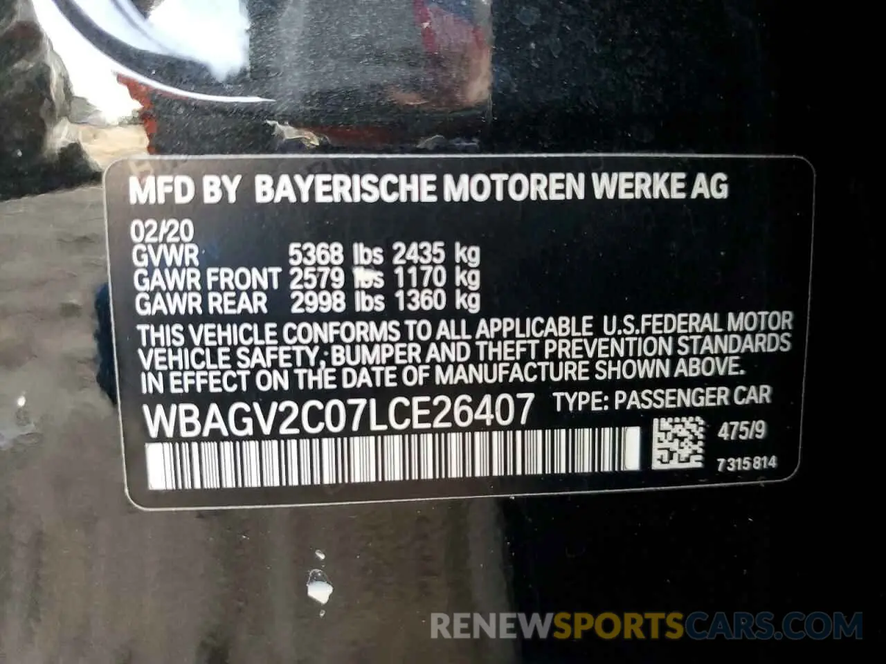 13 Фотография поврежденного автомобиля WBAGV2C07LCE26407 BMW 8 SERIES 2024