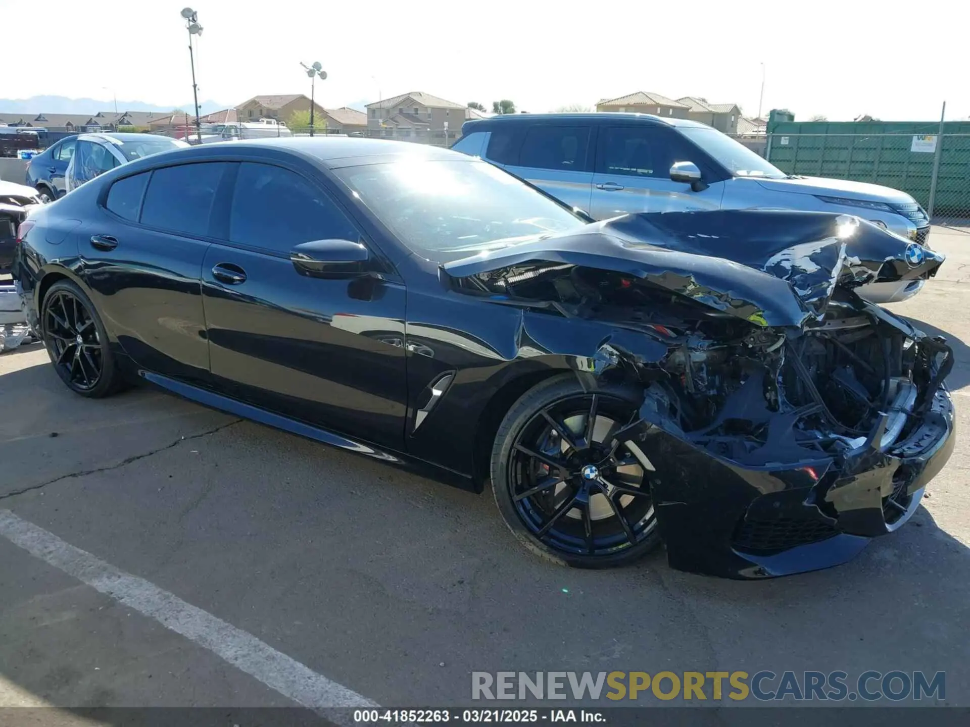 1 Photograph of a damaged car WBAGV2C06NCH71589 BMW 840 GRAN COUPE 2022