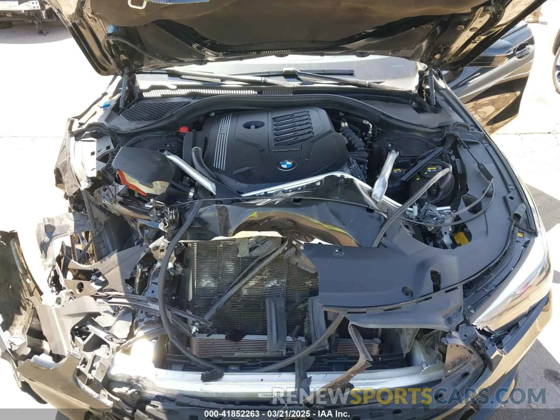 10 Photograph of a damaged car WBAGV2C06NCH71589 BMW 840 GRAN COUPE 2022