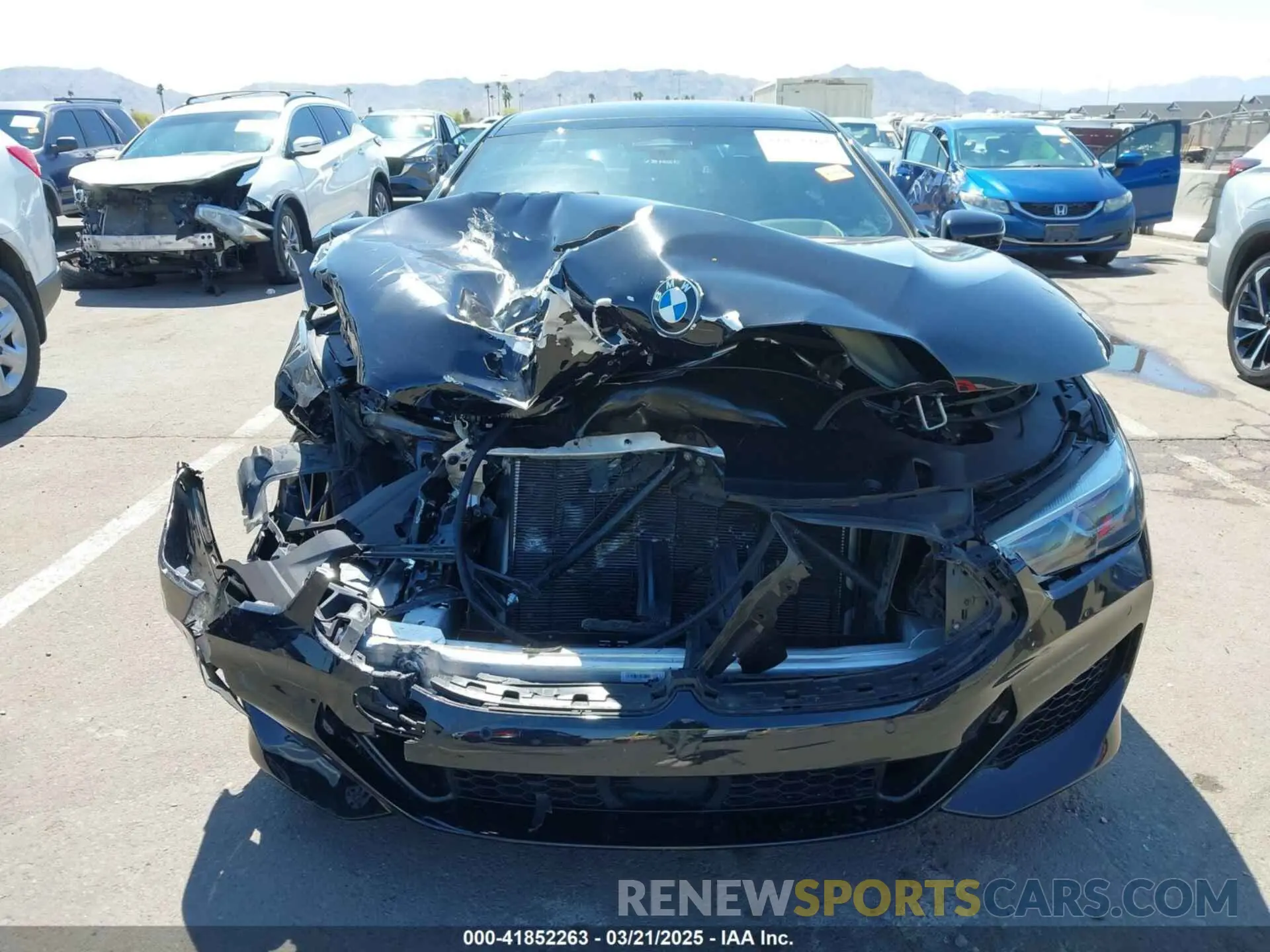 12 Photograph of a damaged car WBAGV2C06NCH71589 BMW 840 GRAN COUPE 2022