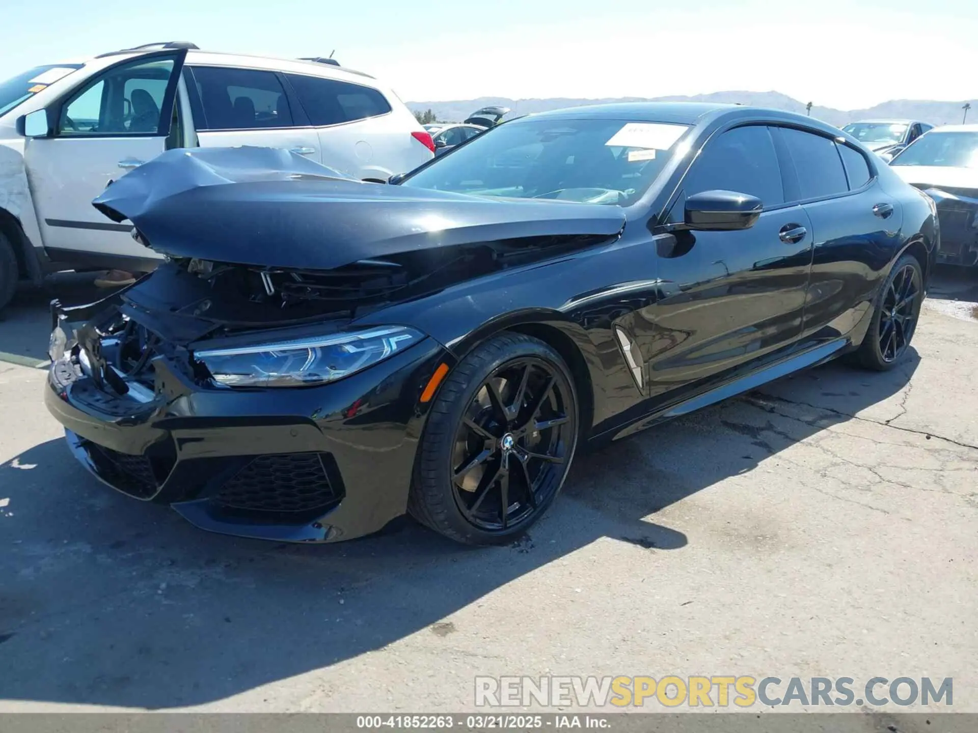 2 Photograph of a damaged car WBAGV2C06NCH71589 BMW 840 GRAN COUPE 2022