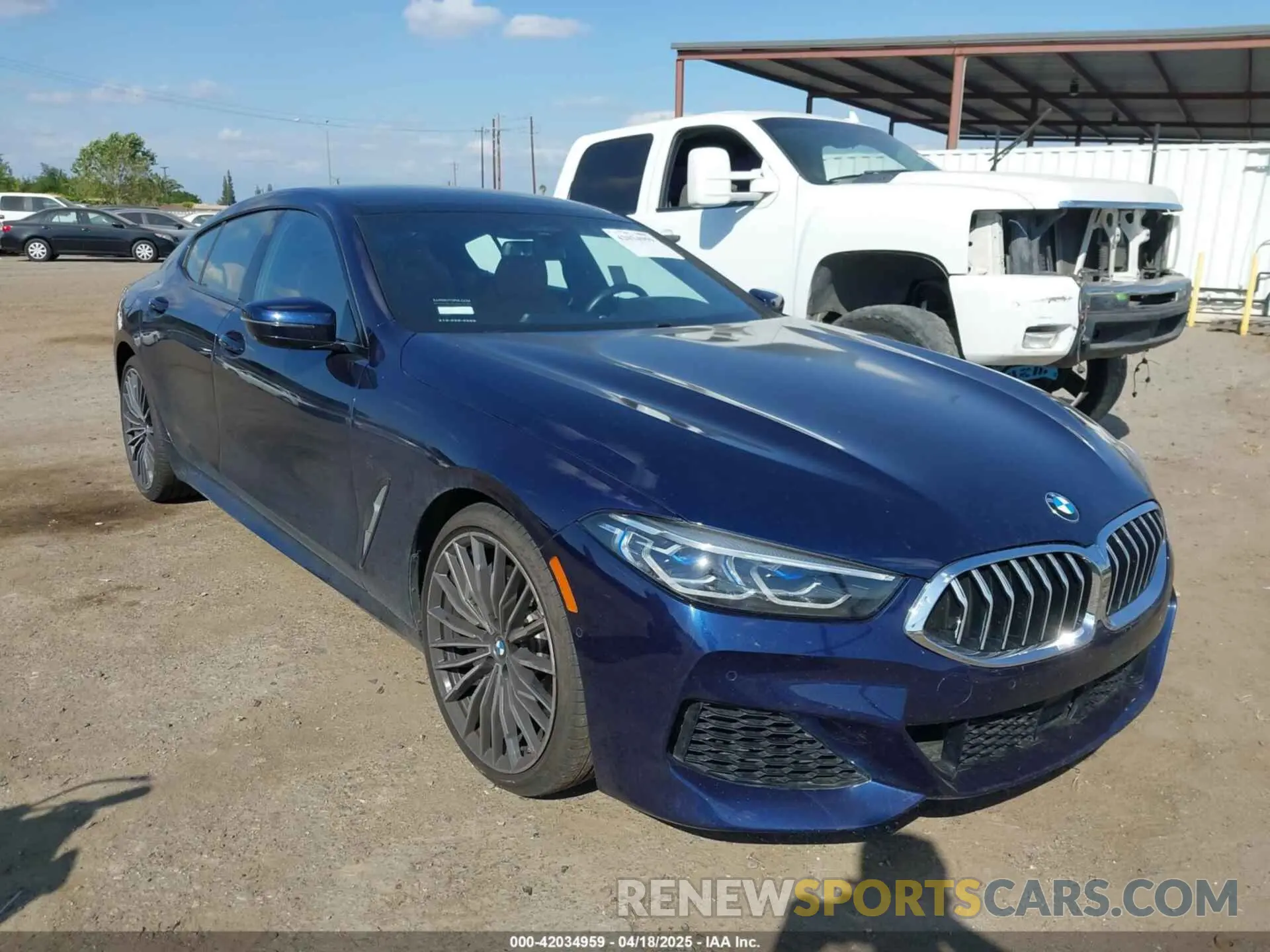 1 Photograph of a damaged car WBAGV4C00NCH14297 BMW 840 GRAN COUPE 2022