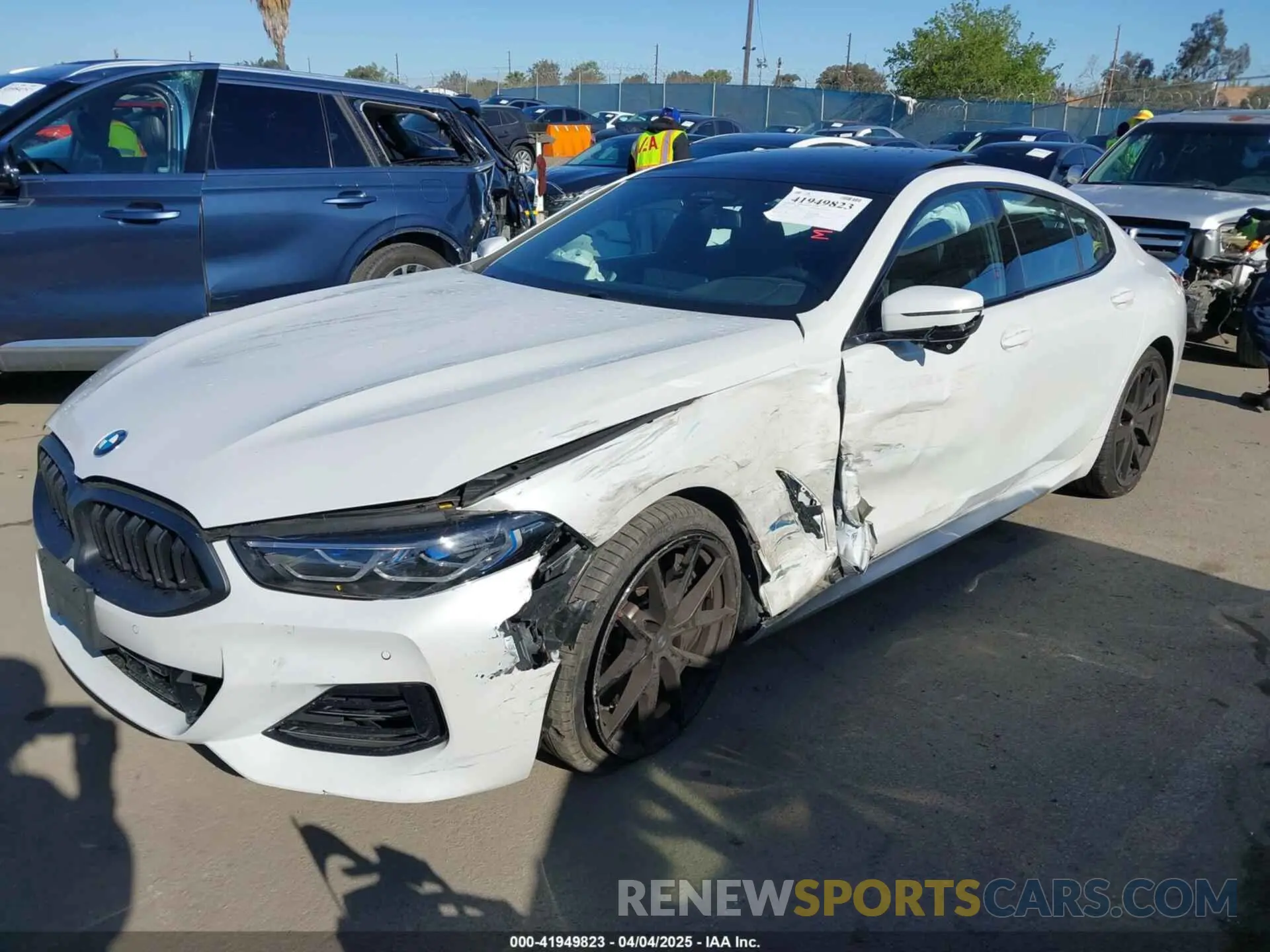 2 Фотография поврежденного автомобиля WBAGV2C06RCR88952 BMW 840 GRAN COUPE 2024
