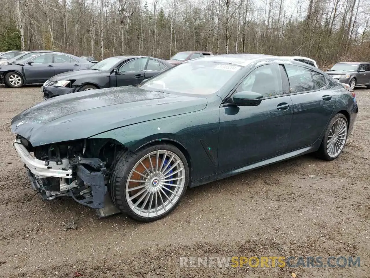 1 Photograph of a damaged car WBAGX0C17NCH35238 BMW ALPINA B8 2022