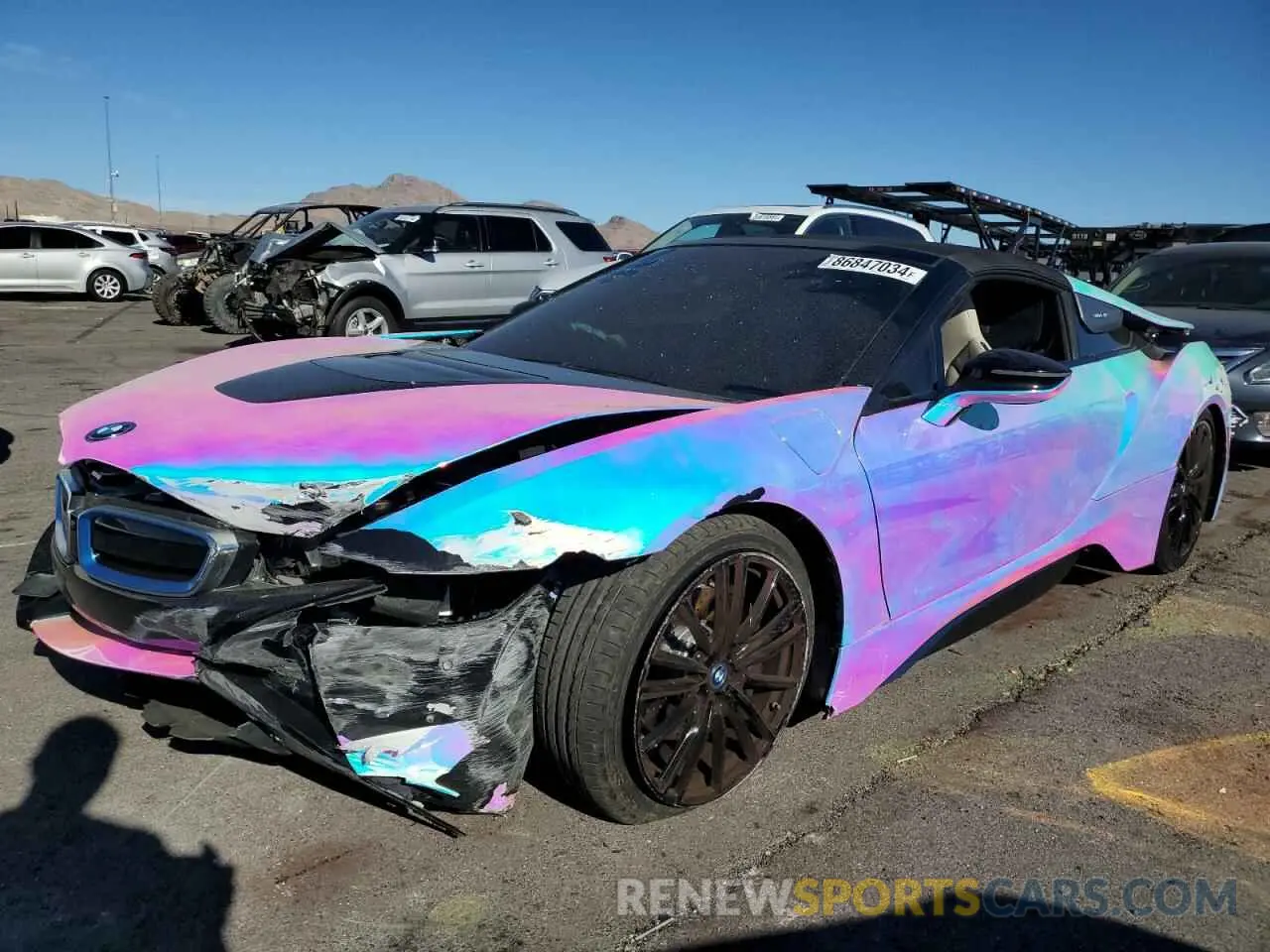 1 Photograph of a damaged car WBY2Z6C56K7D09508 BMW I SERIES 2019