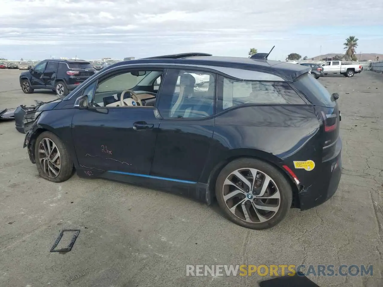 2 Фотография поврежденного автомобиля WBY8P2C58K7D27842 BMW I SERIES 2019