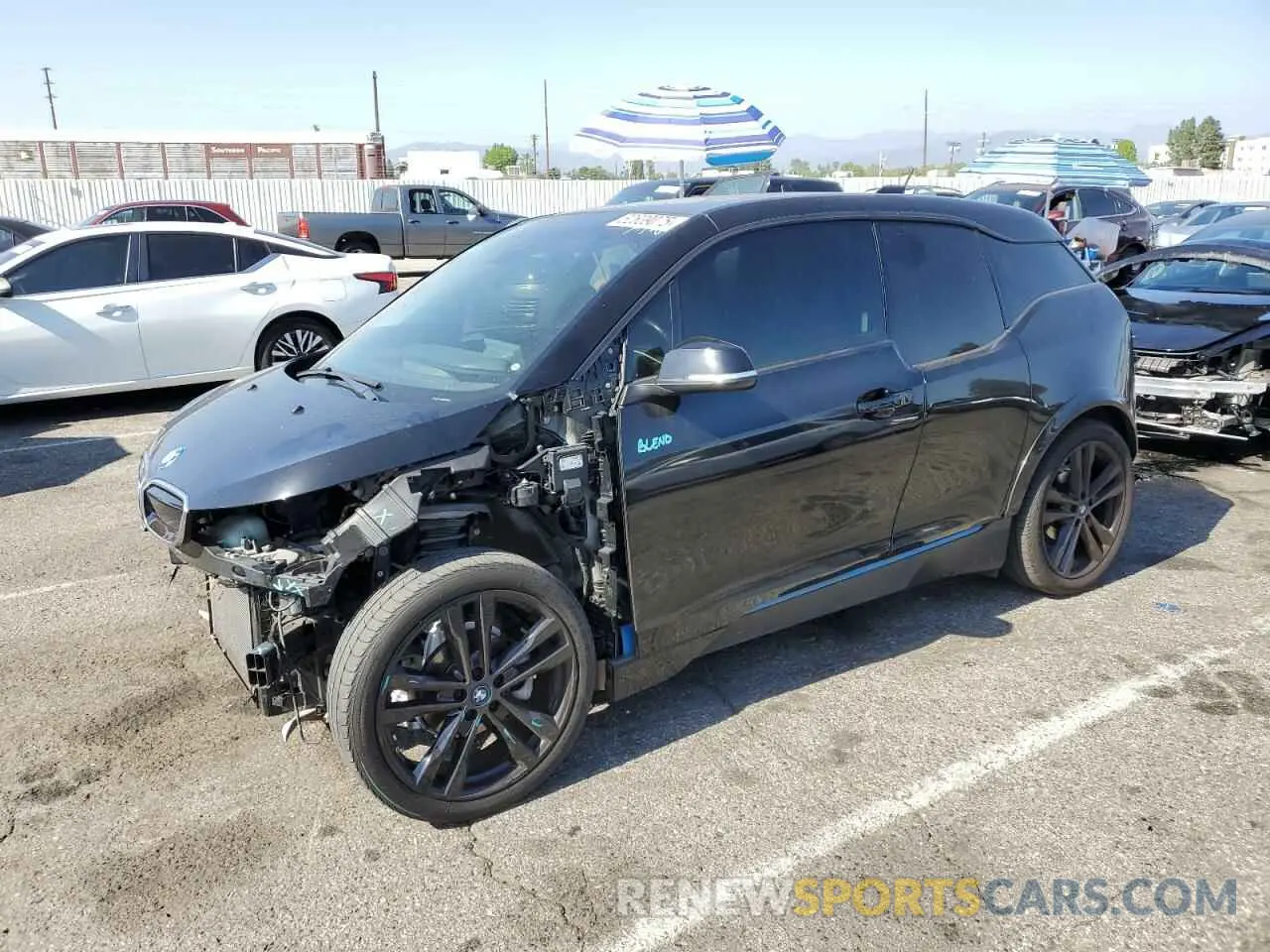 1 Photograph of a damaged car WBY8P8C52K7D60595 BMW I SERIES 2019