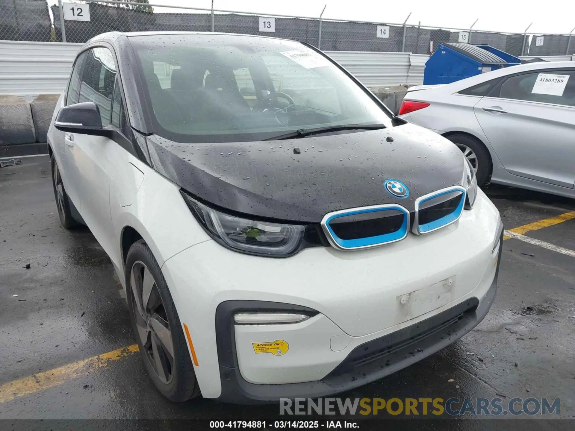 6 Фотография поврежденного автомобиля WBY8P4C58K7E53825 BMW I3 2019