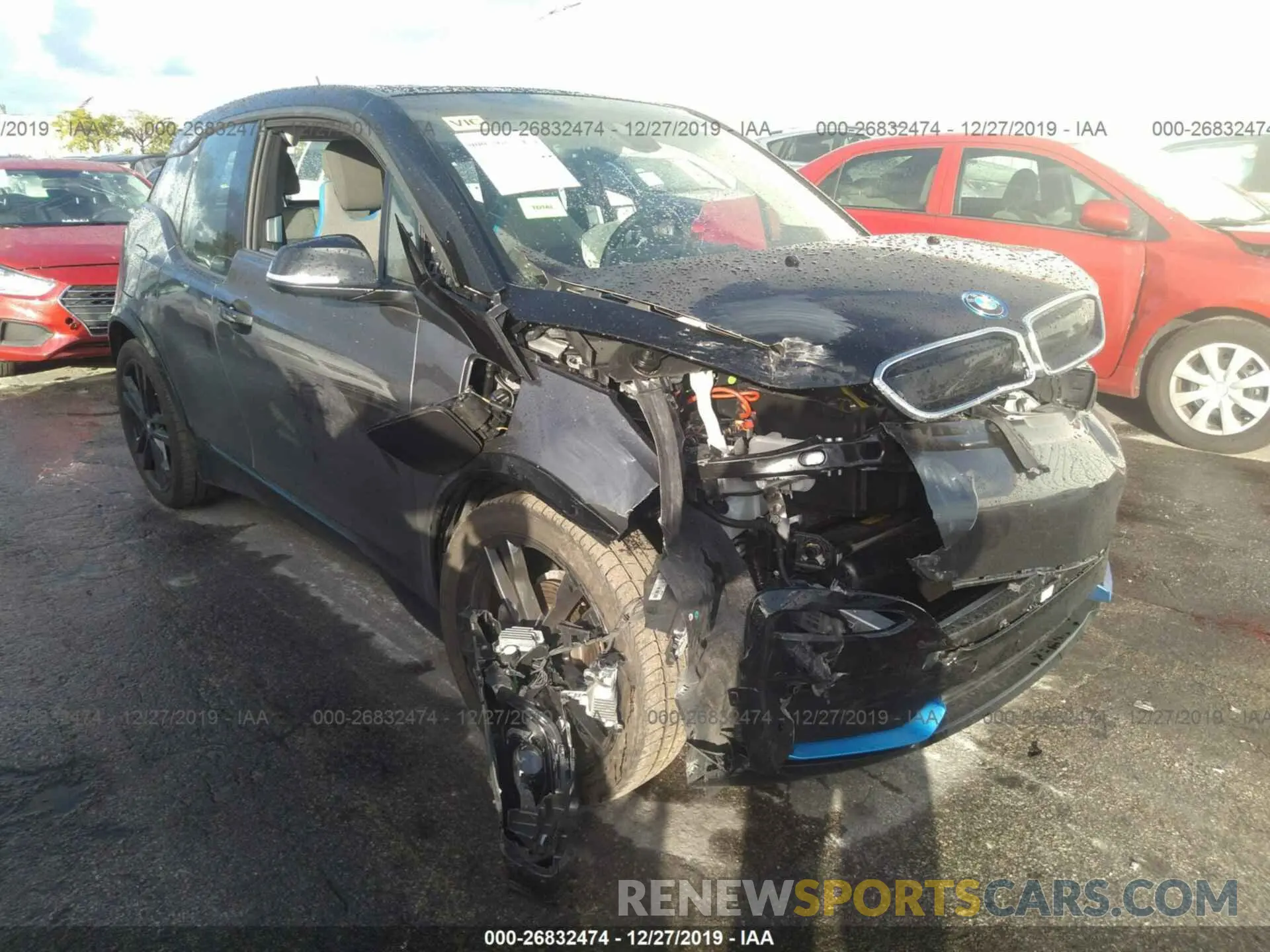 1 Photograph of a damaged car WBY8P8C57K7D96279 BMW I3 2019