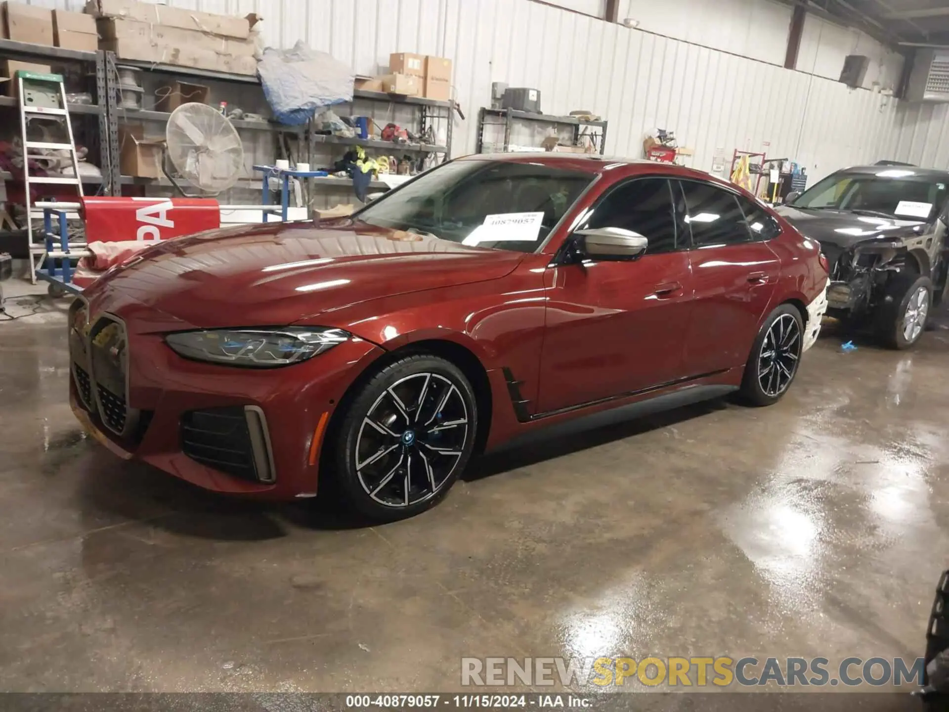 2 Фотография поврежденного автомобиля WBY33AW0XPFR20550 BMW I4 2023
