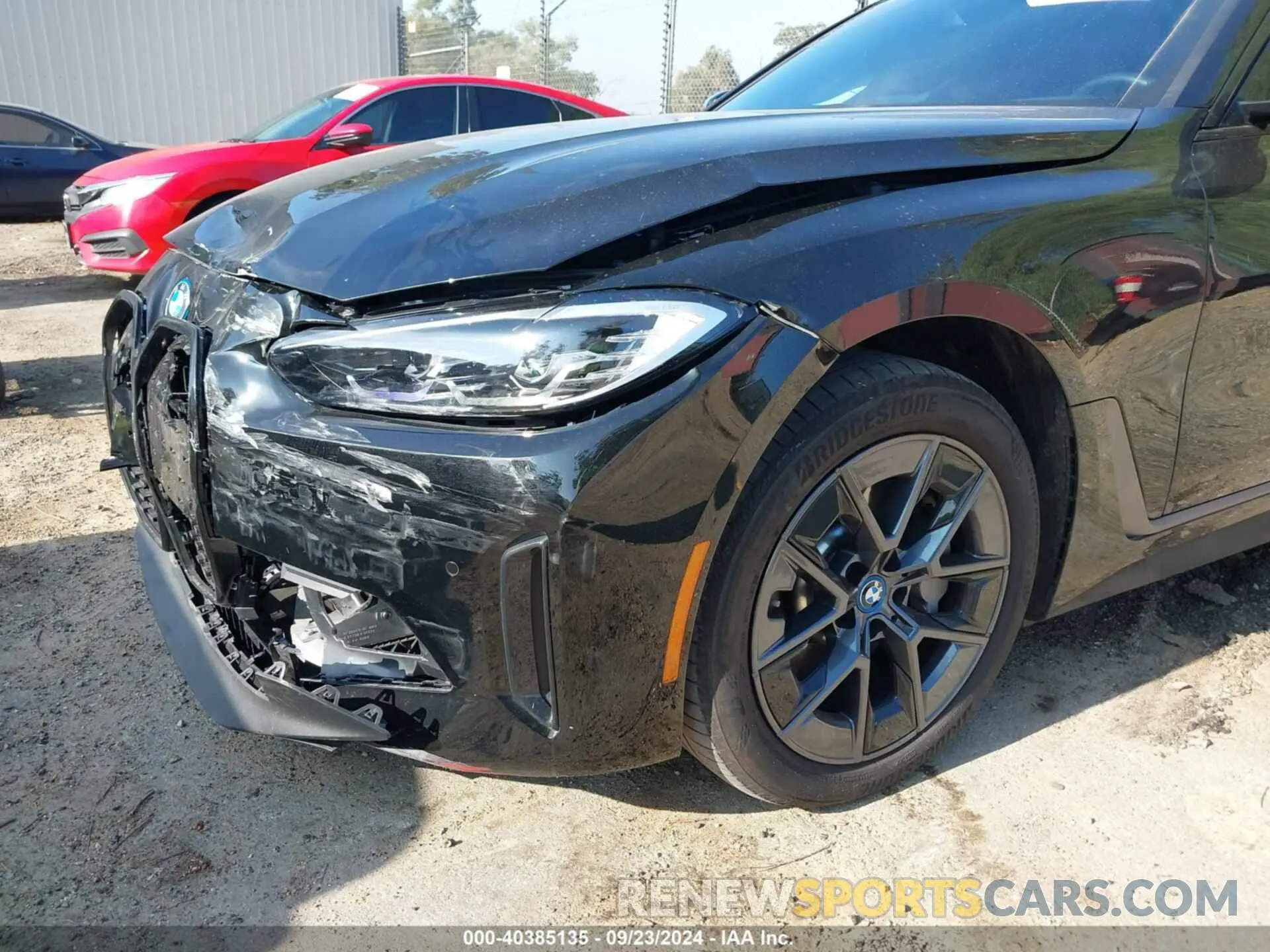 6 Photograph of a damaged car WBY43AW03PFP59947 BMW I4 2023