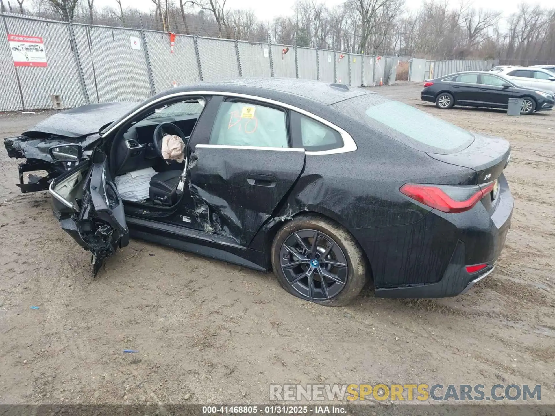 3 Photograph of a damaged car WBY43AW03PFP82824 BMW I4 2023