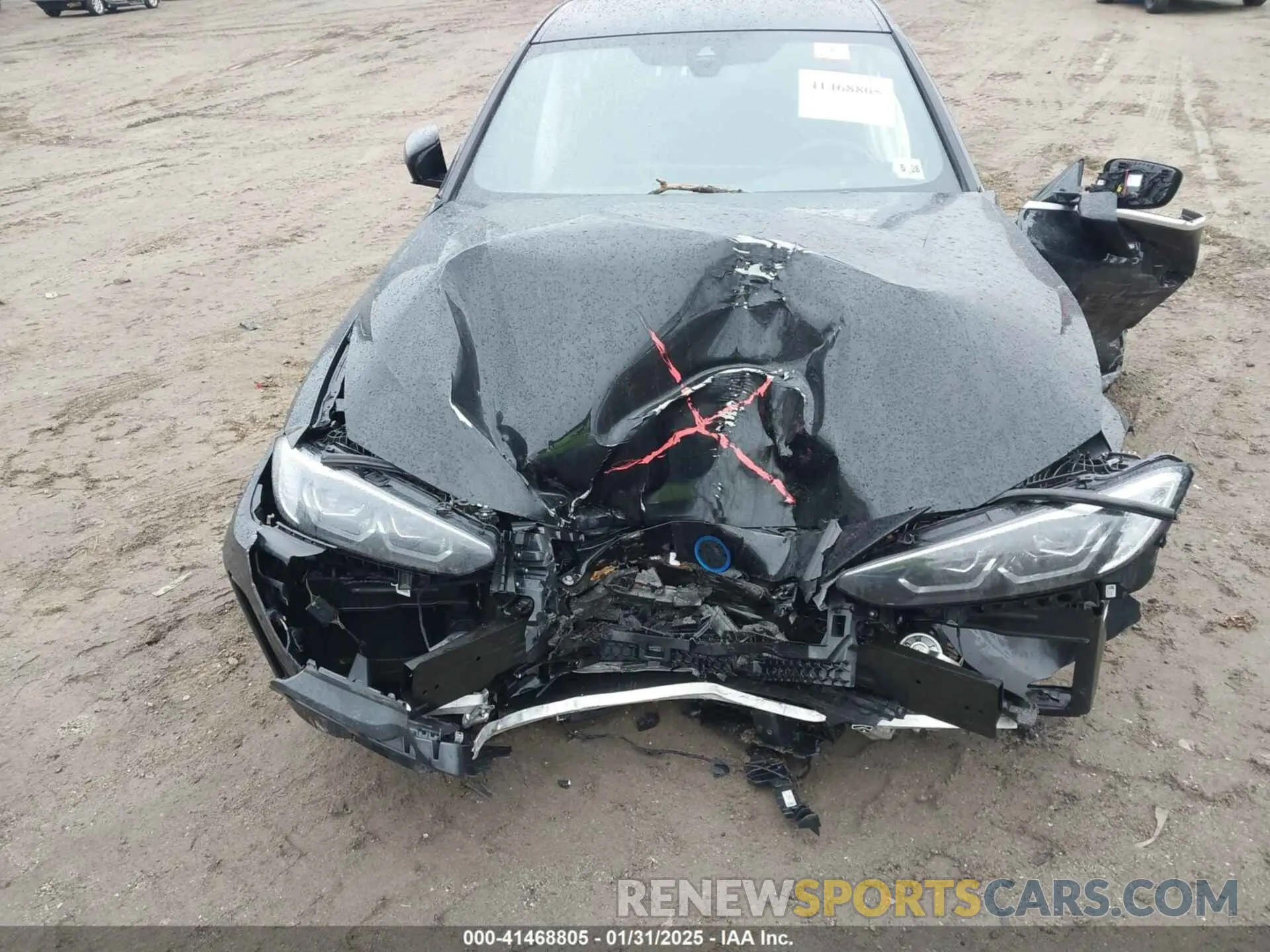 6 Photograph of a damaged car WBY43AW03PFP82824 BMW I4 2023