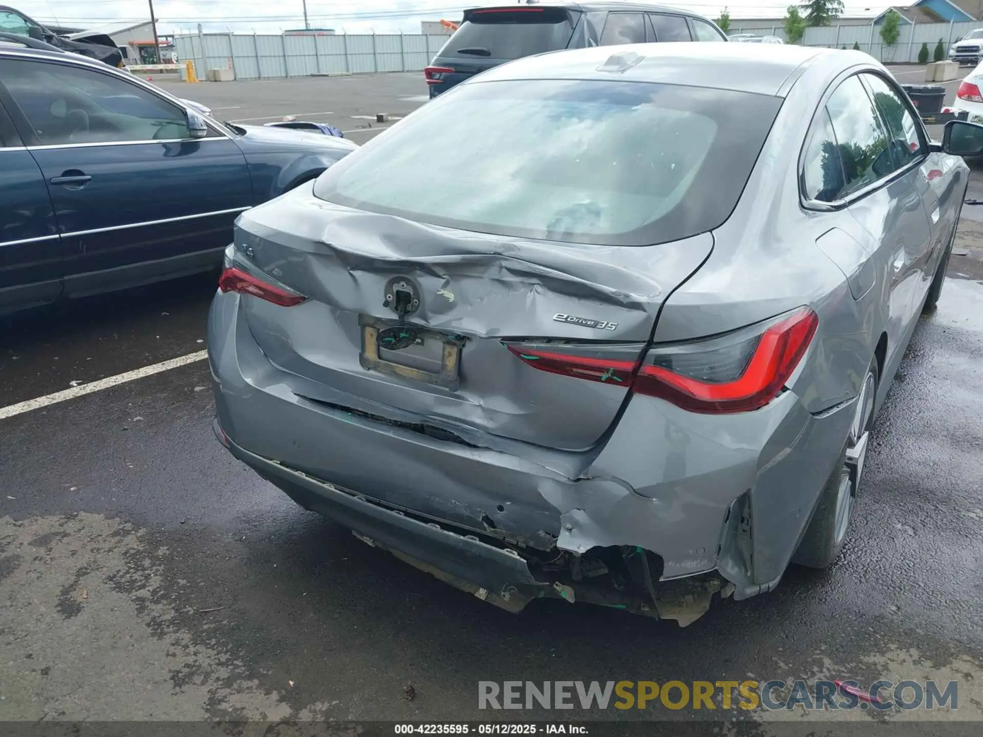6 Photograph of a damaged car WBY43AW04PFP57379 BMW I4 2023