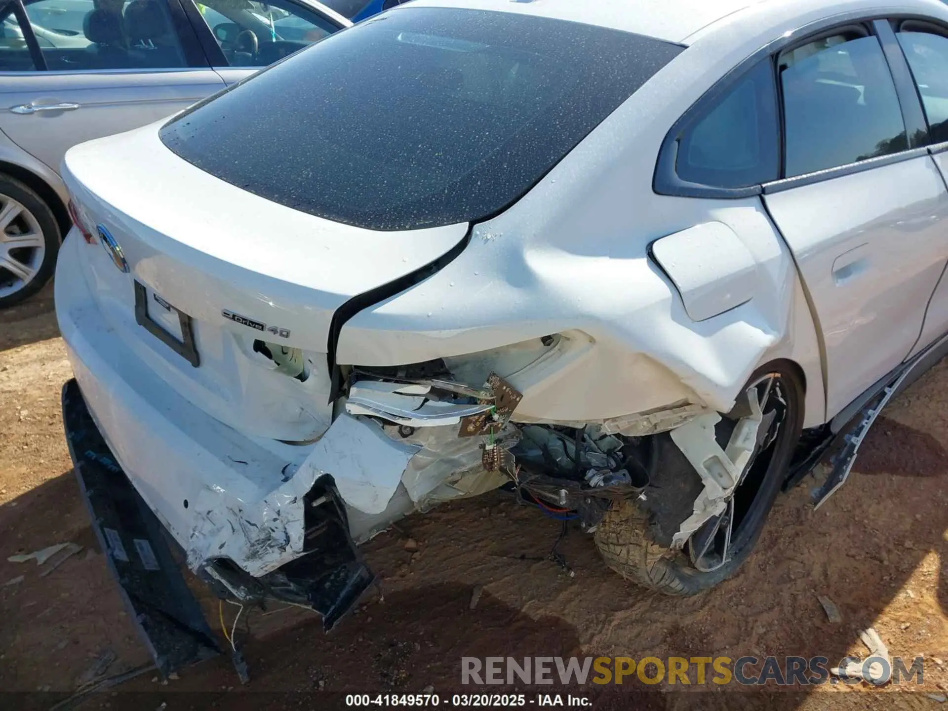 20 Photograph of a damaged car WBY73AW08PFN72118 BMW I4 2023