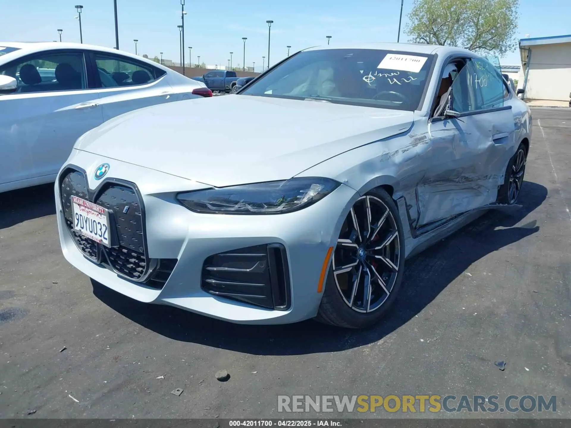 2 Photograph of a damaged car WBY73AW09PFN59684 BMW I4 2023