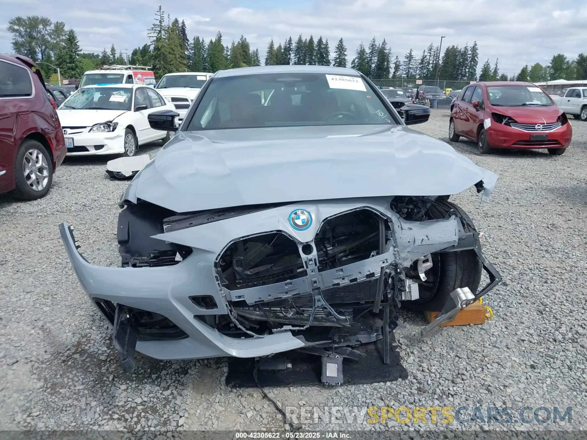 13 Photograph of a damaged car WBY33AW00RFR80145 BMW I4 2024