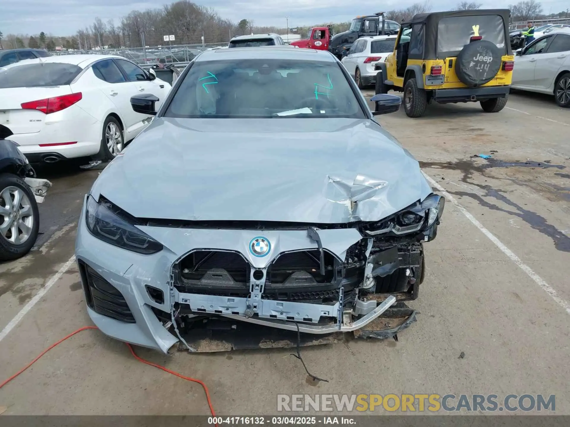 12 Photograph of a damaged car WBY33AW0XRFS38674 BMW I4 2024