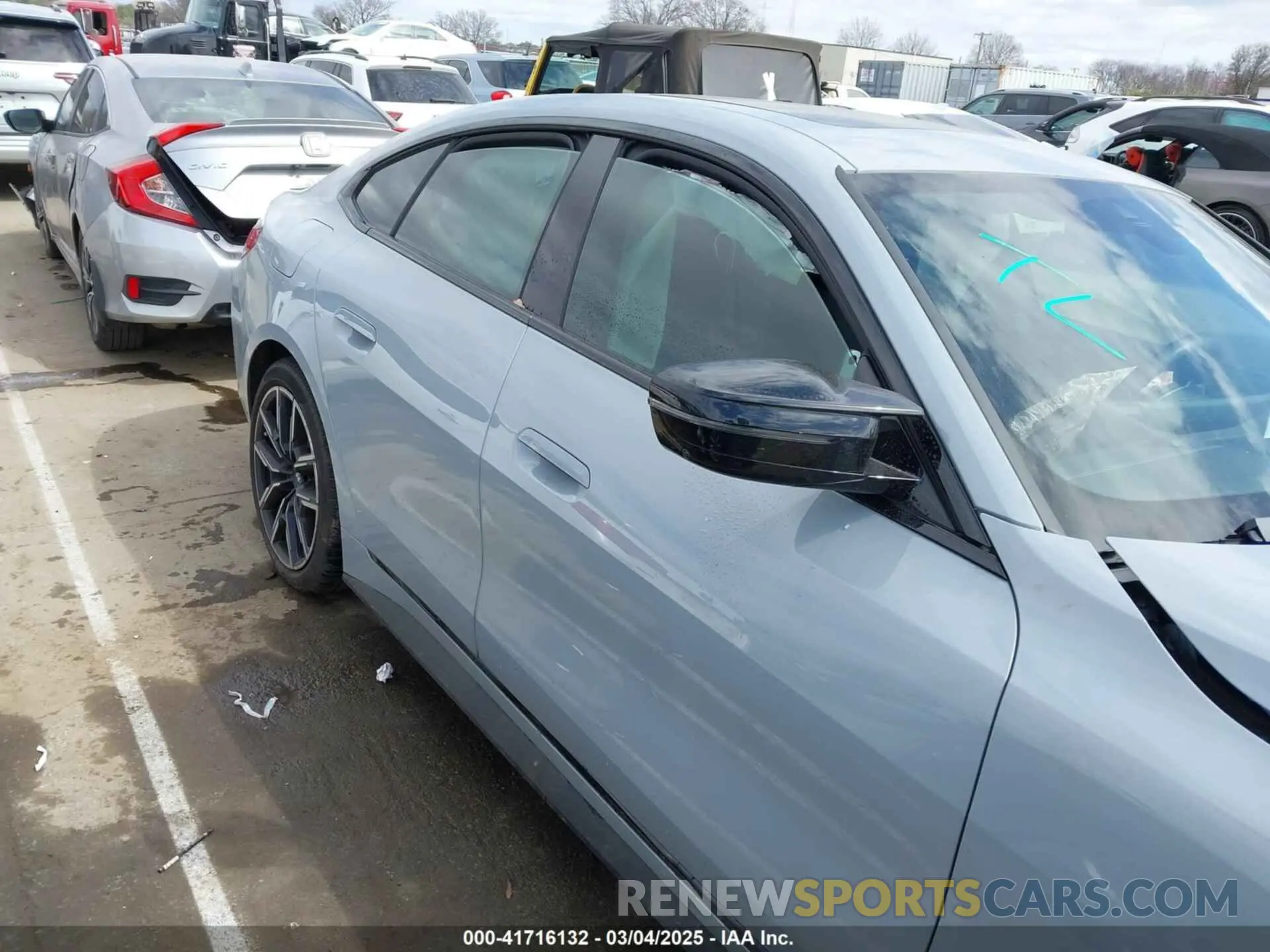 13 Photograph of a damaged car WBY33AW0XRFS38674 BMW I4 2024