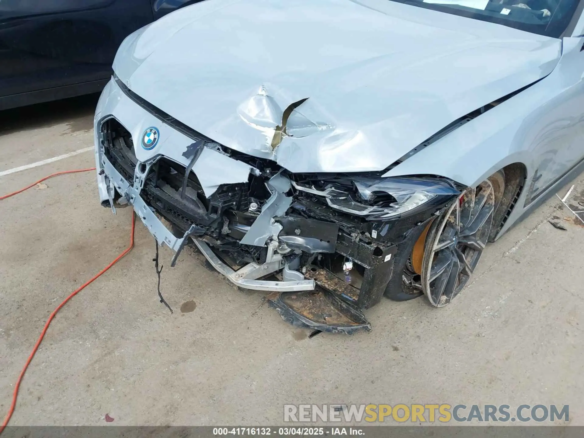 6 Photograph of a damaged car WBY33AW0XRFS38674 BMW I4 2024