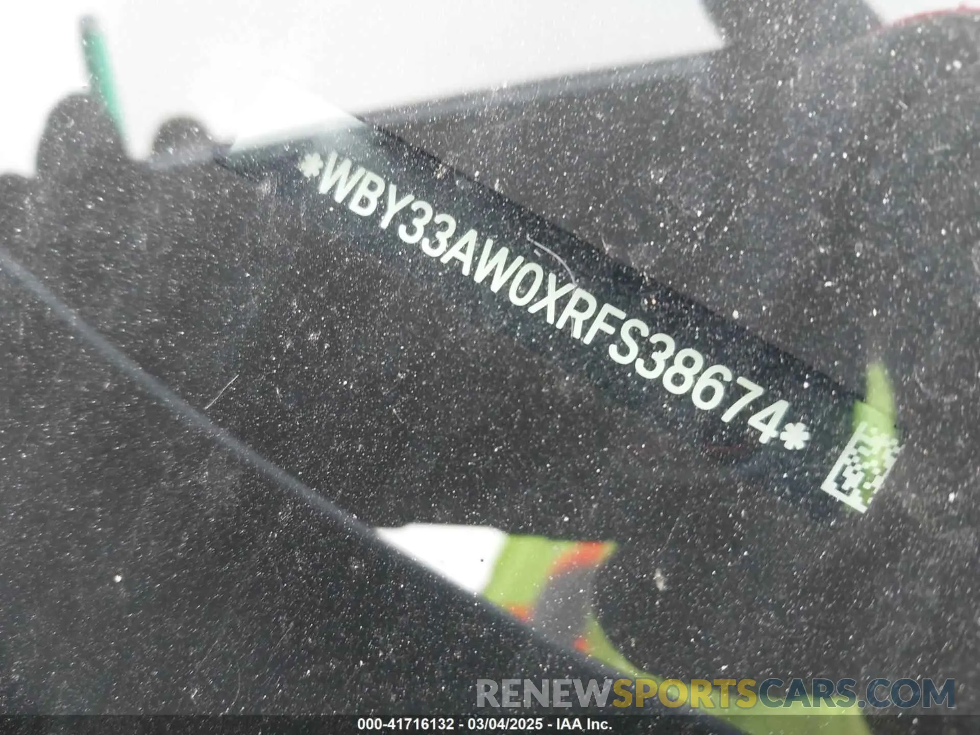 9 Photograph of a damaged car WBY33AW0XRFS38674 BMW I4 2024